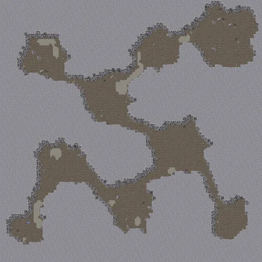 Mapa da Caverna de Pedra